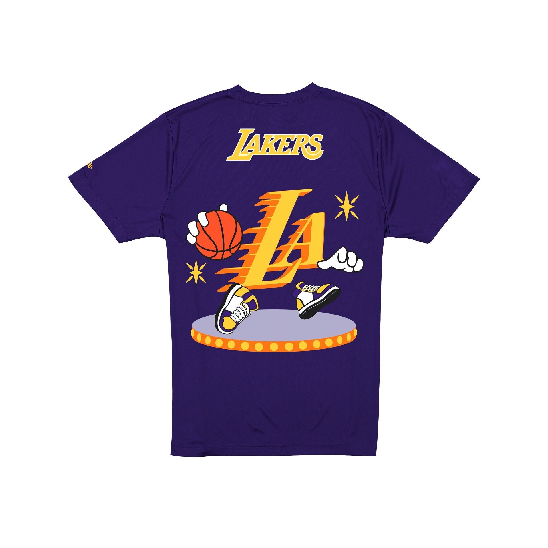 Los Angeles Lakers Cartoon Purple T-Shirt