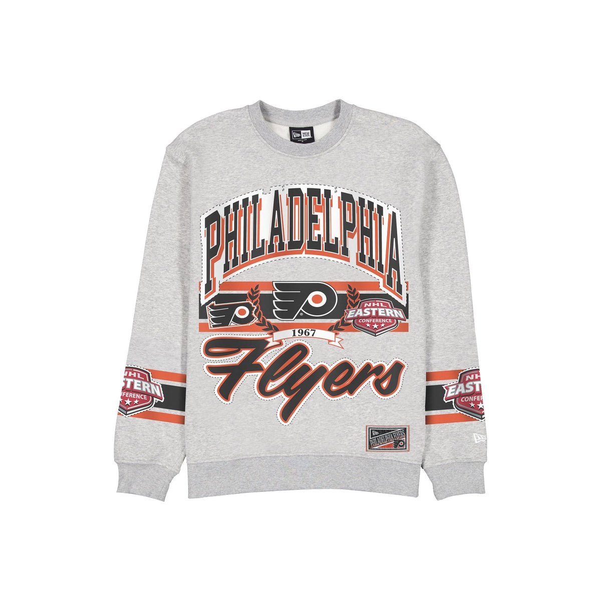 Philadelphia Flyers Sport Classics Vintage Gray Crewneck