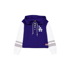 Los Angeles Dodgers Throwback Tie Women's Hoodie