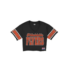 Philadelphia Flyers Throwback Women's Cropped T-Shirt