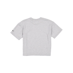 Los Angeles Dodgers Glam Game Women's Cropped Heather Gray T-Shirt