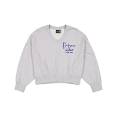 Los Angeles Dodgers Glam Game Women's Oversized Glittery Crewneck