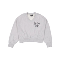 Los Angeles Kings Glam Game Women's Oversized Glittery Crewneck