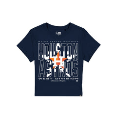 Houston Astros Leisure Women's Shrunken Cropped T-Shirt