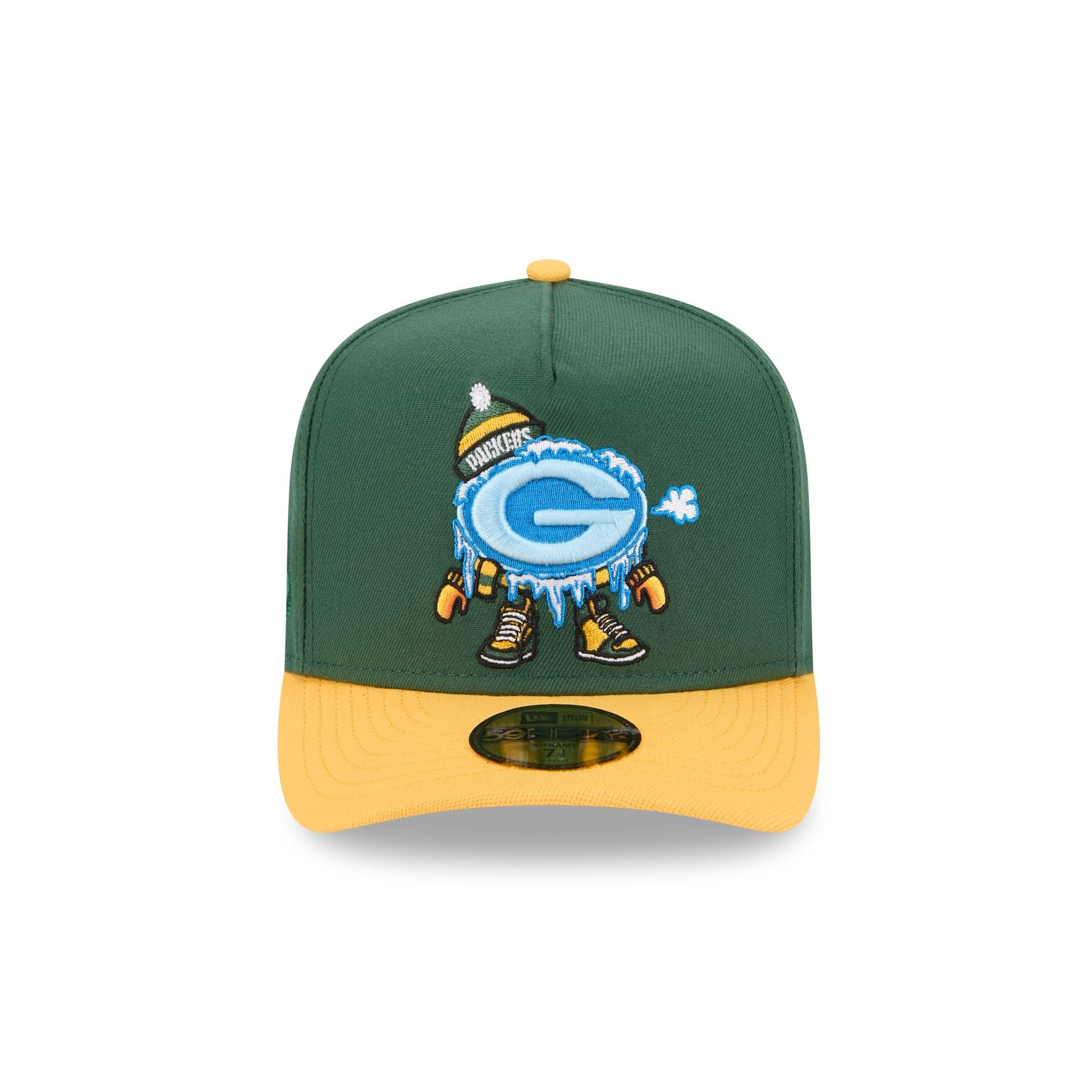 Green Bay Packers Cartoon 59FIFTY A-Frame Fitted Hat