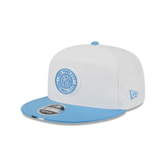 New York City FC 2026 MLS Kickoff Split Panel 9FIFTY Snapback Hat