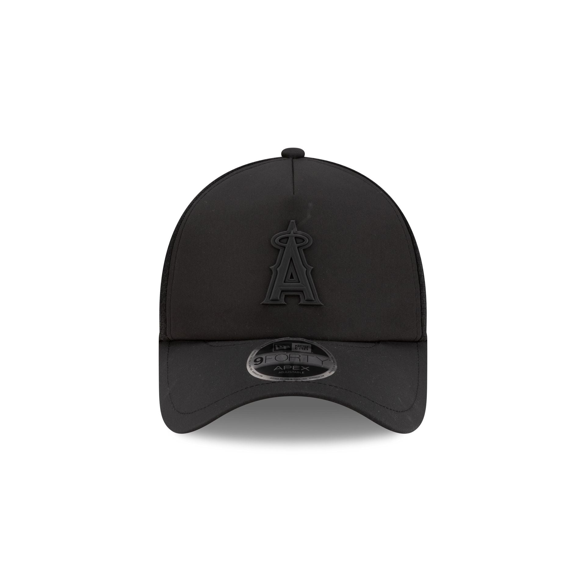 Los Angeles Angels 2026 Batting Practice Black 9FORTY APEX Trucker Hat