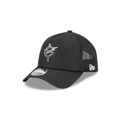 Miami Marlins 2026 Batting Practice Alt Marlin 9FORTY APEX Trucker Hat