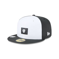Milwaukee Brewers 2026 Clubhouse Black & White 59FIFTY Fitted Hat