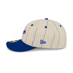 Los Angeles Dodgers Linen Pinstripe Retro Crown 59FIFTY Fitted Hat