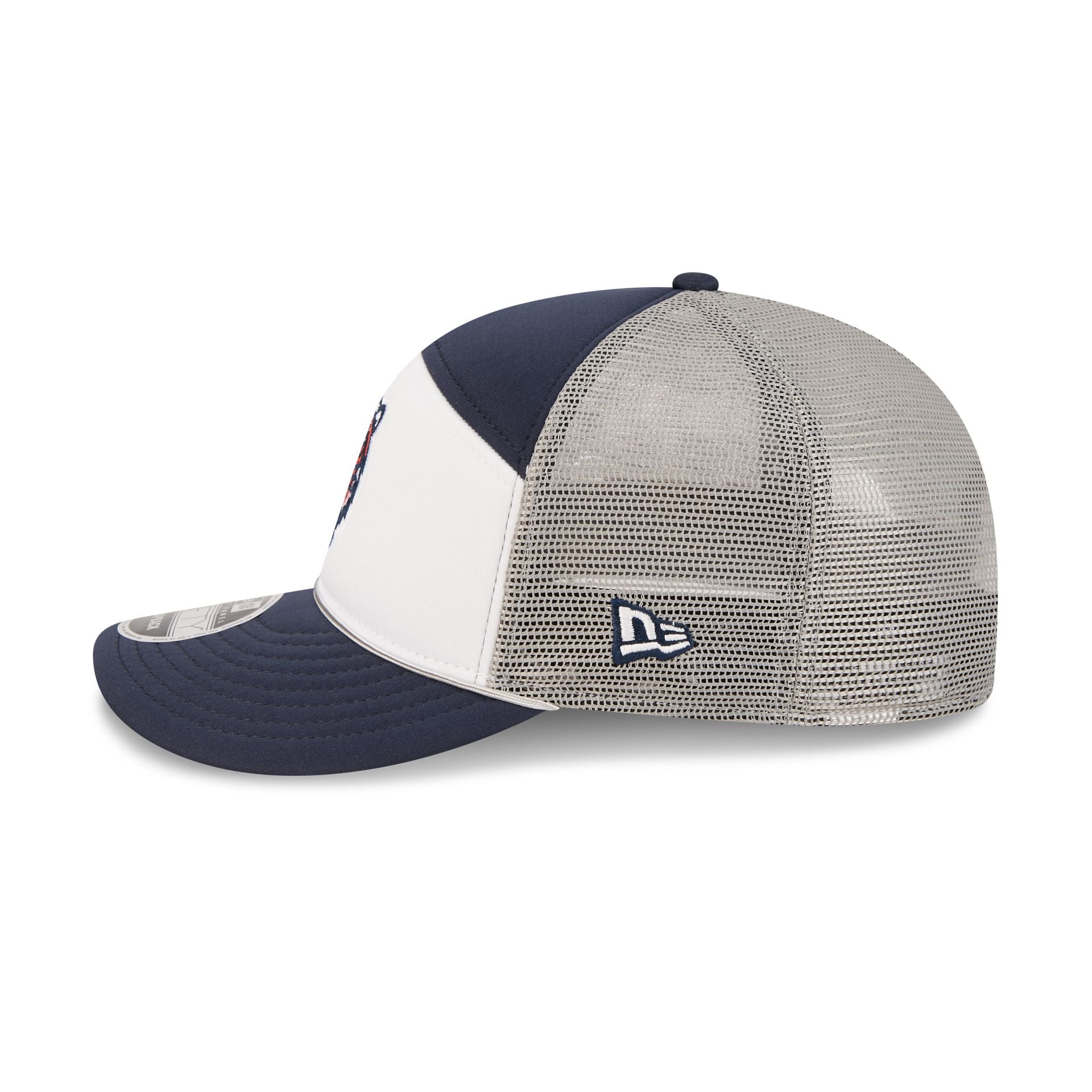 Detroit Tigers Blocked Split Panel 9FIFTY Trucker Hat