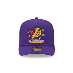 Los Angeles Lakers Cartoon 9FIFTY A-Frame Snapback Hat