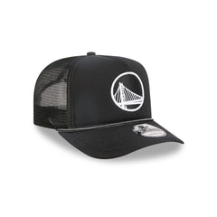 Golden State Warriors Washed Black 9FIFTY A-Frame Trucker Hat