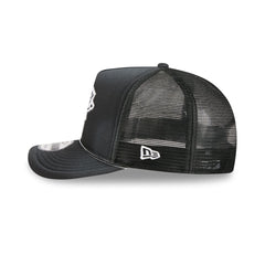 Pittsburgh Penguins Washed Black 9FIFTY A-Frame Trucker Hat