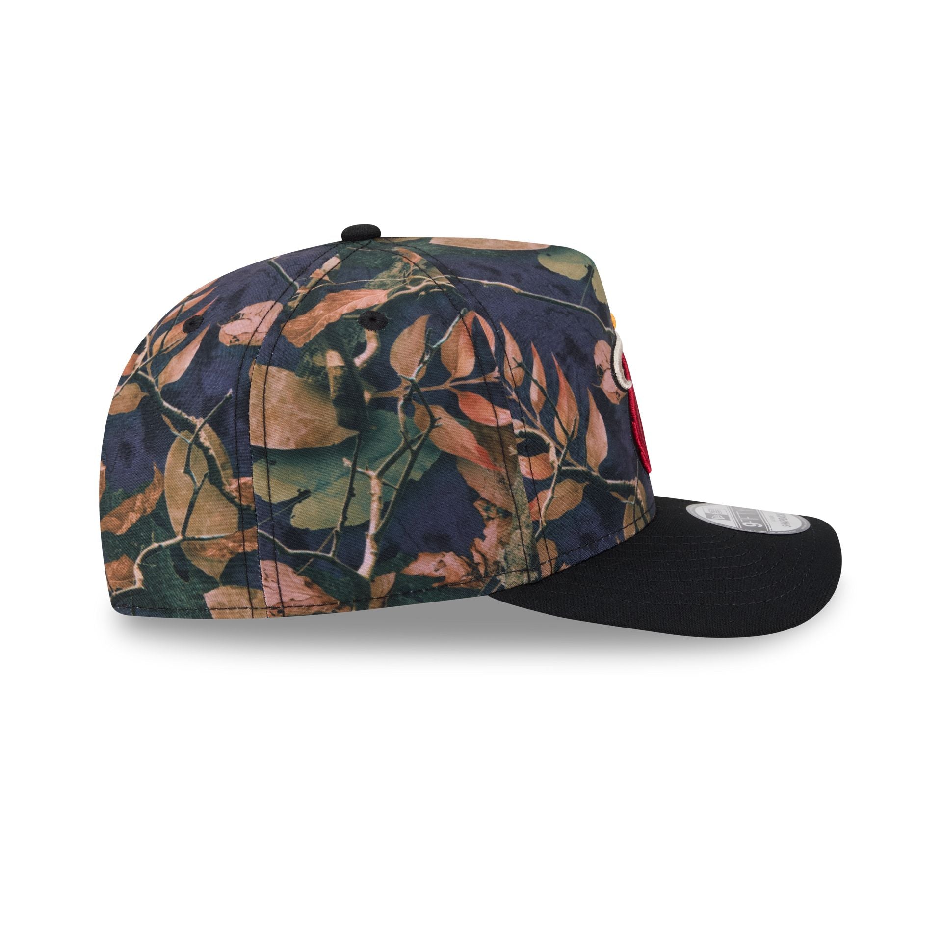 Miami Heat Leaves 9FIFTY A-Frame Snapback Hat