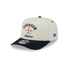 Houston Astros Arched Chrome White 9FIFTY A-Frame Snapback Hat