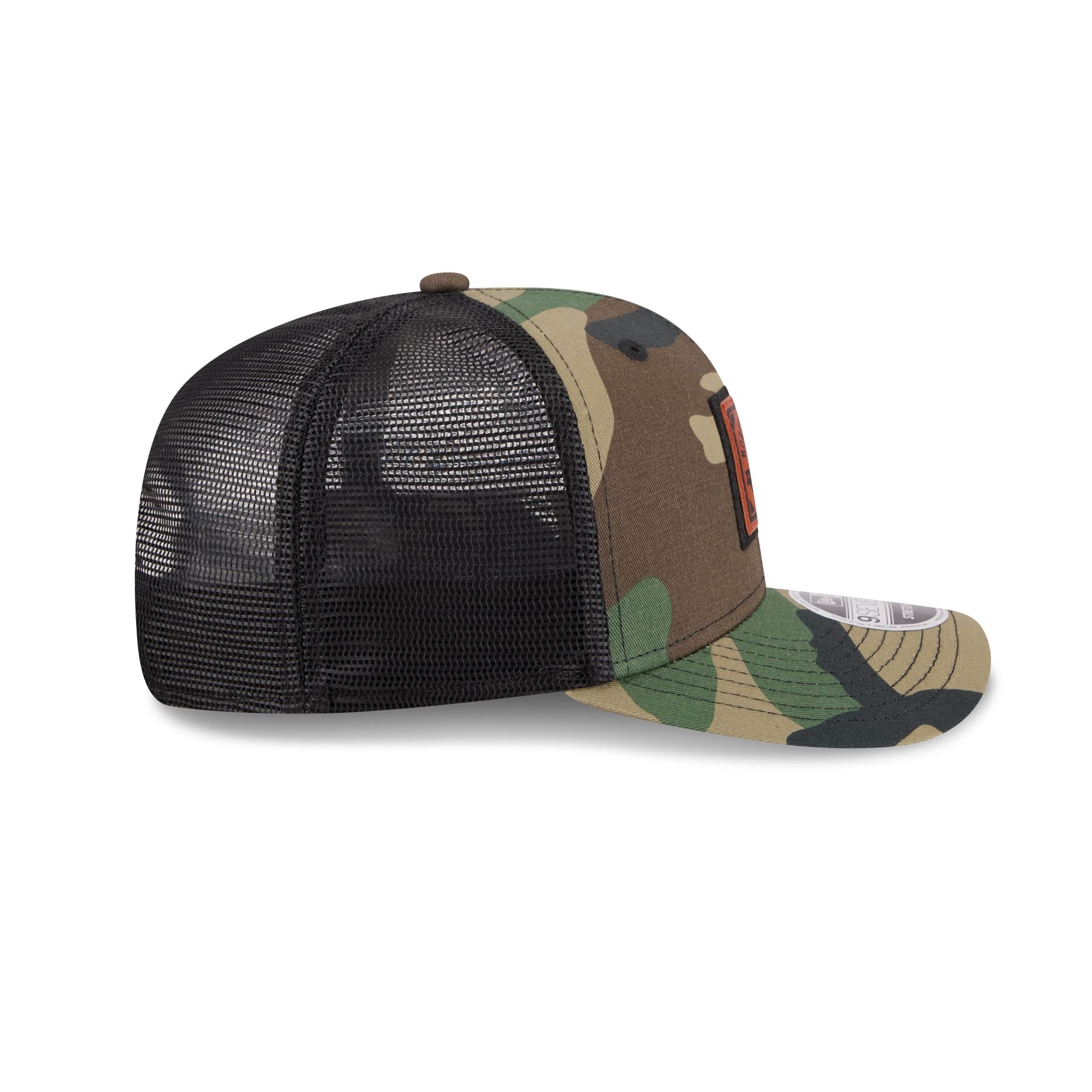 North Carolina Tar Heels Camo Canvas 9SEVENTY Trucker Hat