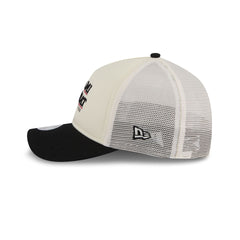 Miami Heat Retro Chrome Women's White 9FORTY M-Crown A-Frame Trucker Hat