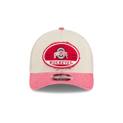 Ohio State Buckeyes Frayed 9FORTY M-Crown A-Frame Trucker Hat
