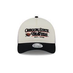 Oregon State Beavers Retro Chrome Women's White 9FORTY M-Crown A-Frame Trucker Hat