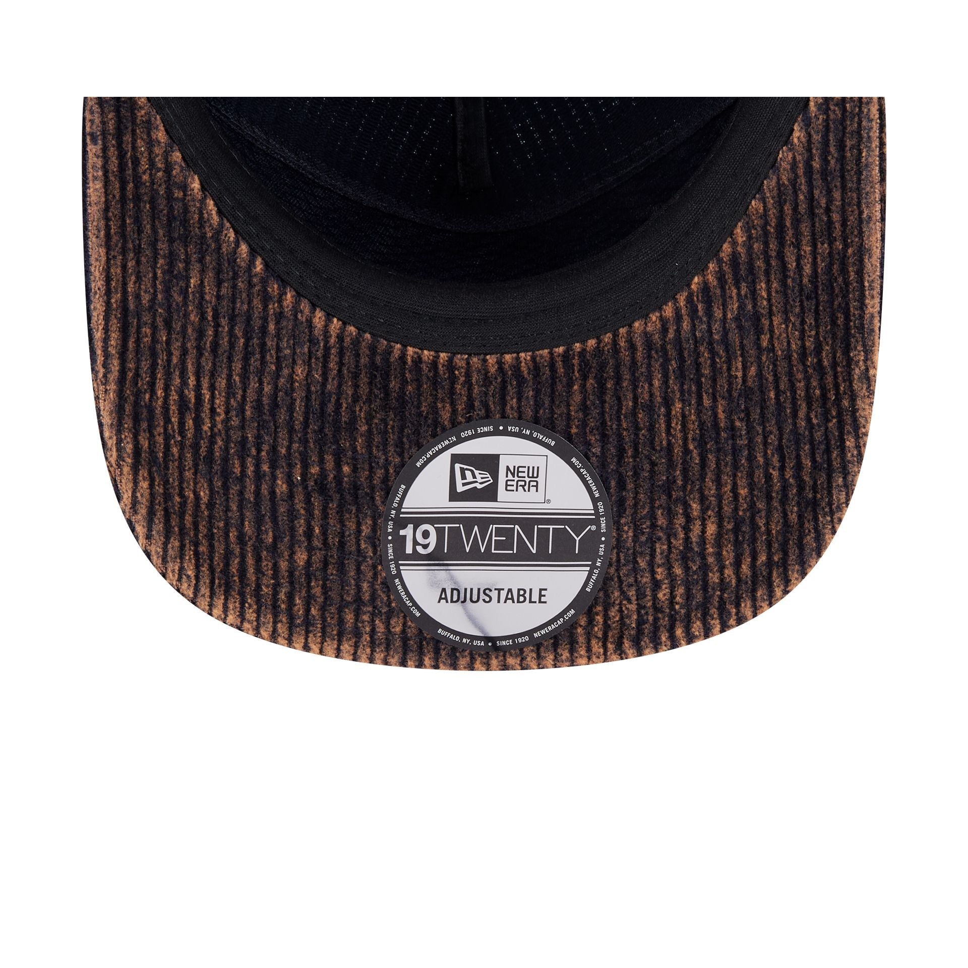 New Era Cap Washed Corduroy Navy 19TWENTY Adjustable Hat