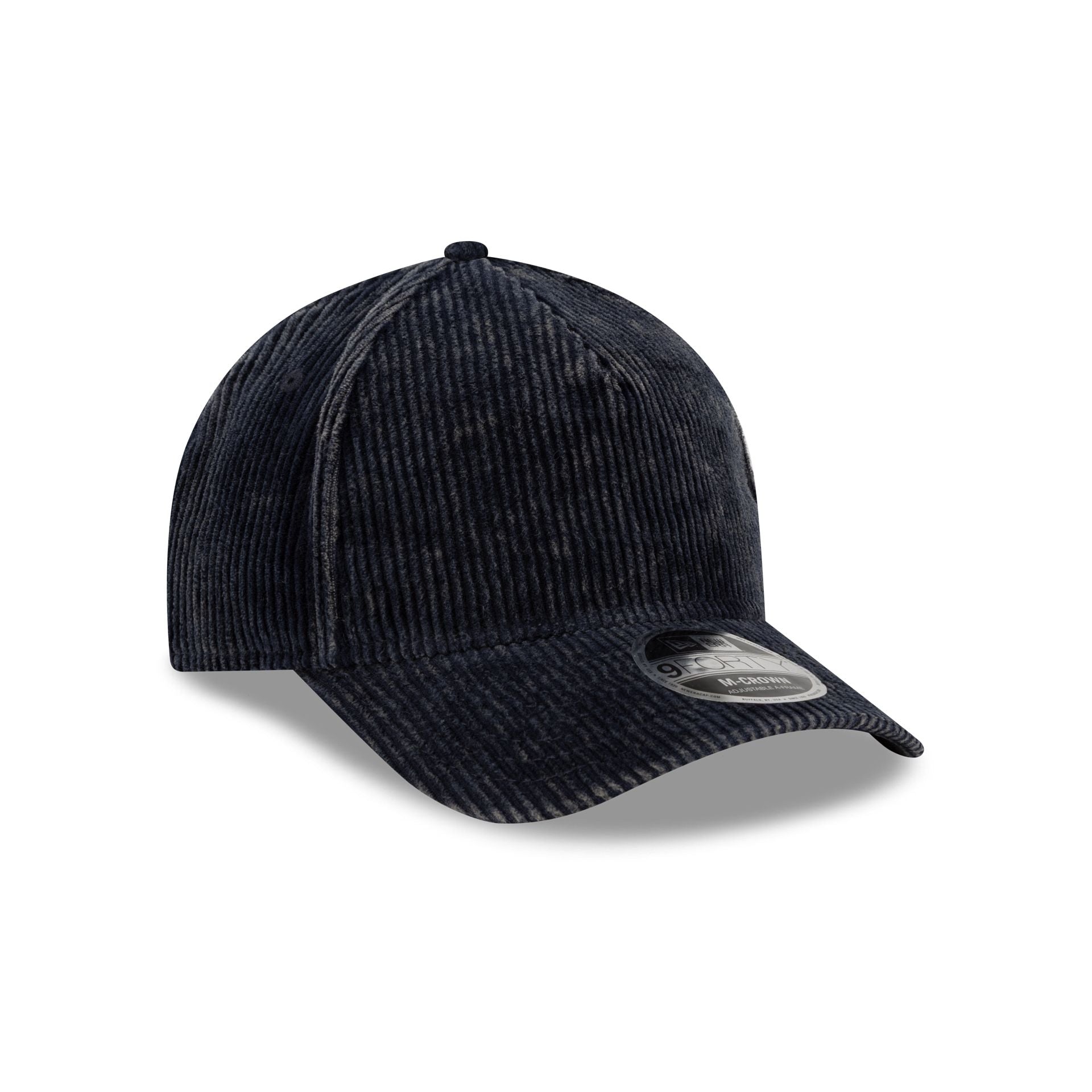 New Era Cap Washed Corduroy Navy 9FORTY M-Crown A-Frame Snapback Hat