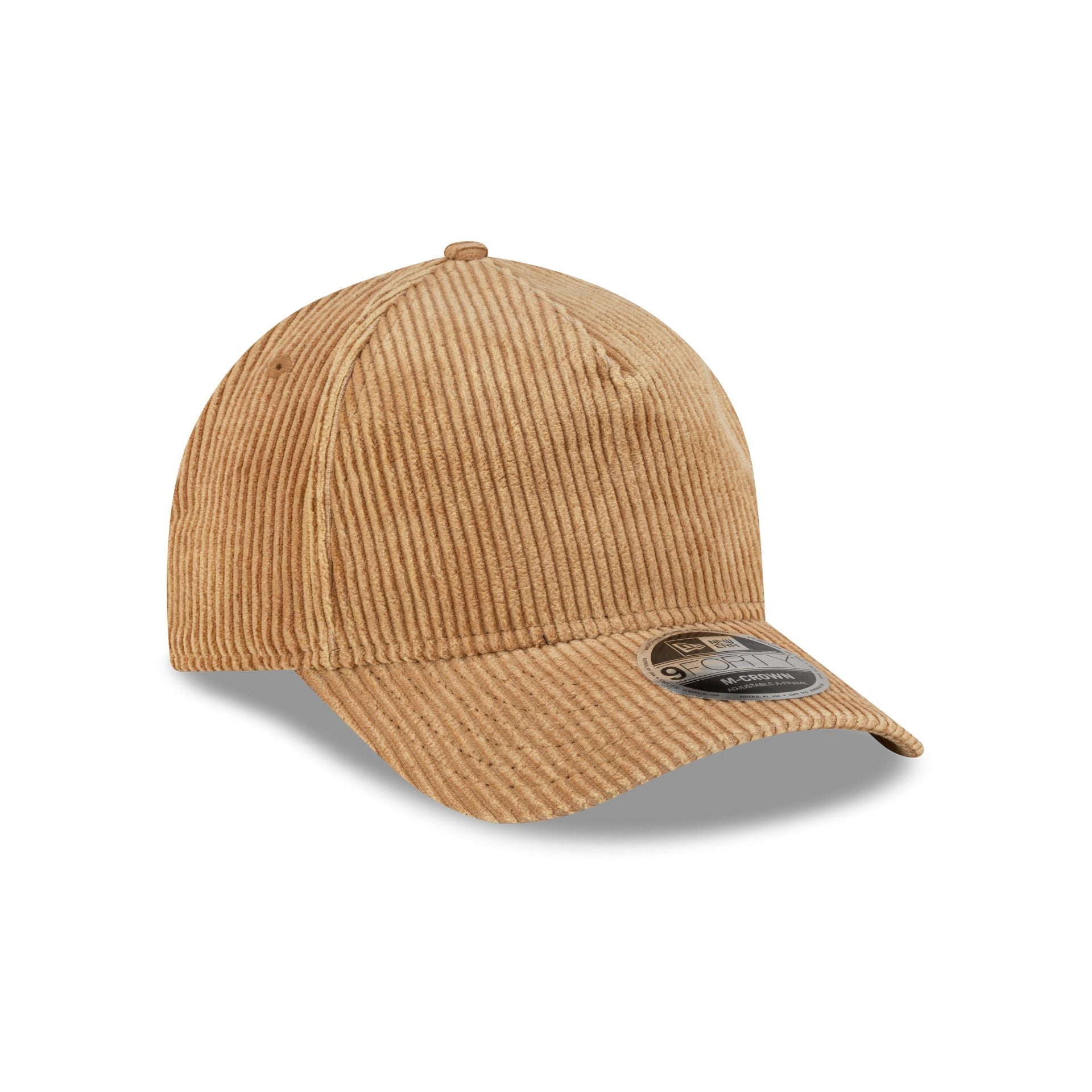 New Era Cap Washed Corduroy Camel 9FORTY M-Crown A-Frame Snapback Hat