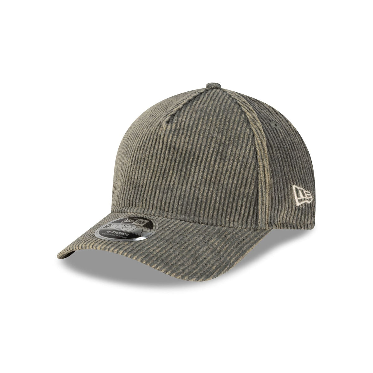 New Era Cap Washed Corduroy Cilantro Green 9FORTY M-Crown A-Frame Snapback Hat