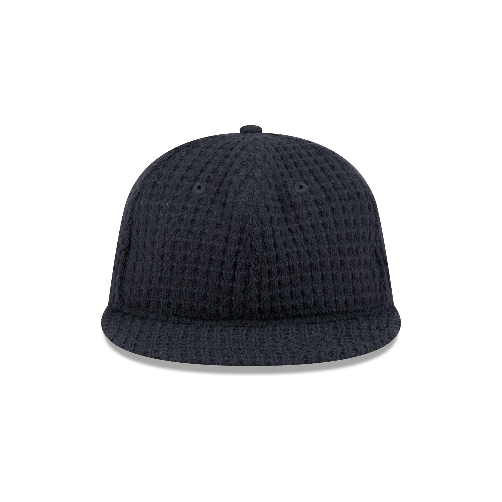 New Era Cap Waffle Knit Navy Retro Crown 9FIFTY Strapback Hat