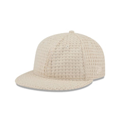 New Era Cap Waffle Knit Stone Retro Crown 9FIFTY Strapback Hat