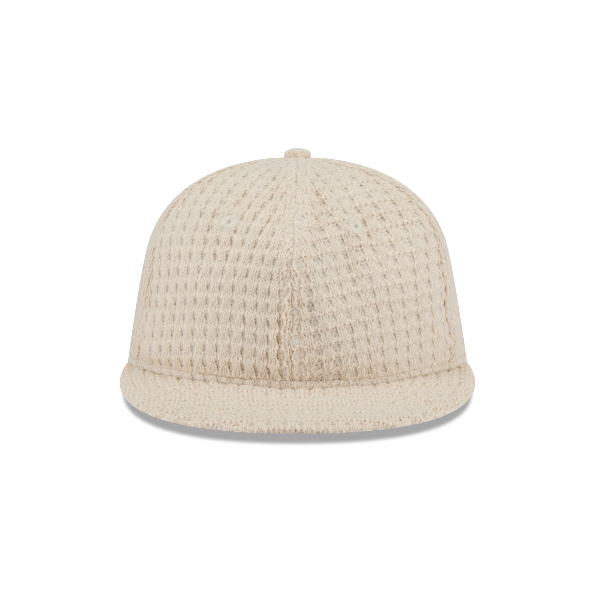 New Era Cap Waffle Knit Stone Retro Crown 9FIFTY Strapback Hat