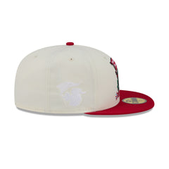 Philadelphia Phillies Day of the Dead Sugar Skull Mascot 59FIFTY Fitted Hat