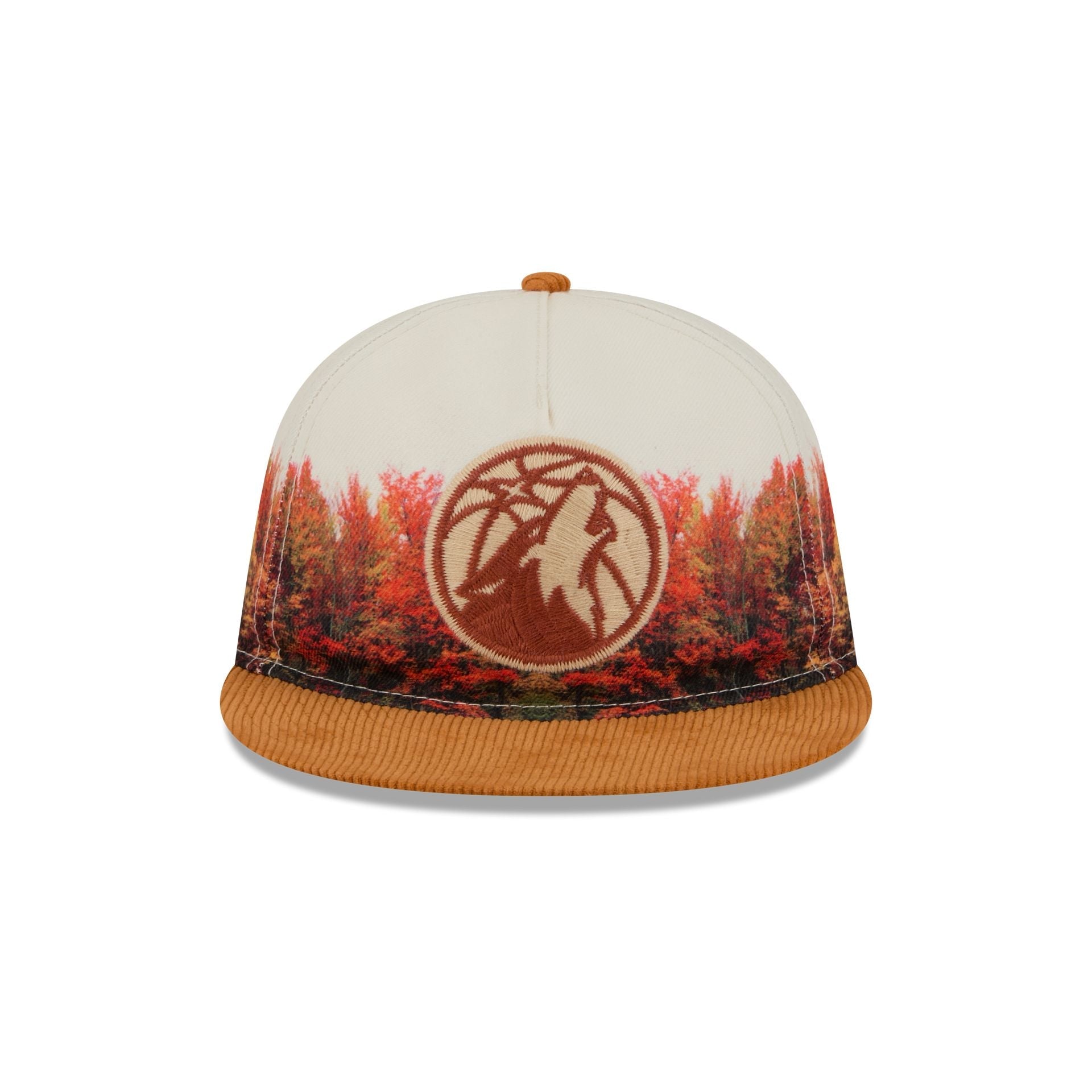 Minnesota Timberwolves Fall Forest Retro Crown 9FIFTY Adjustable Hat