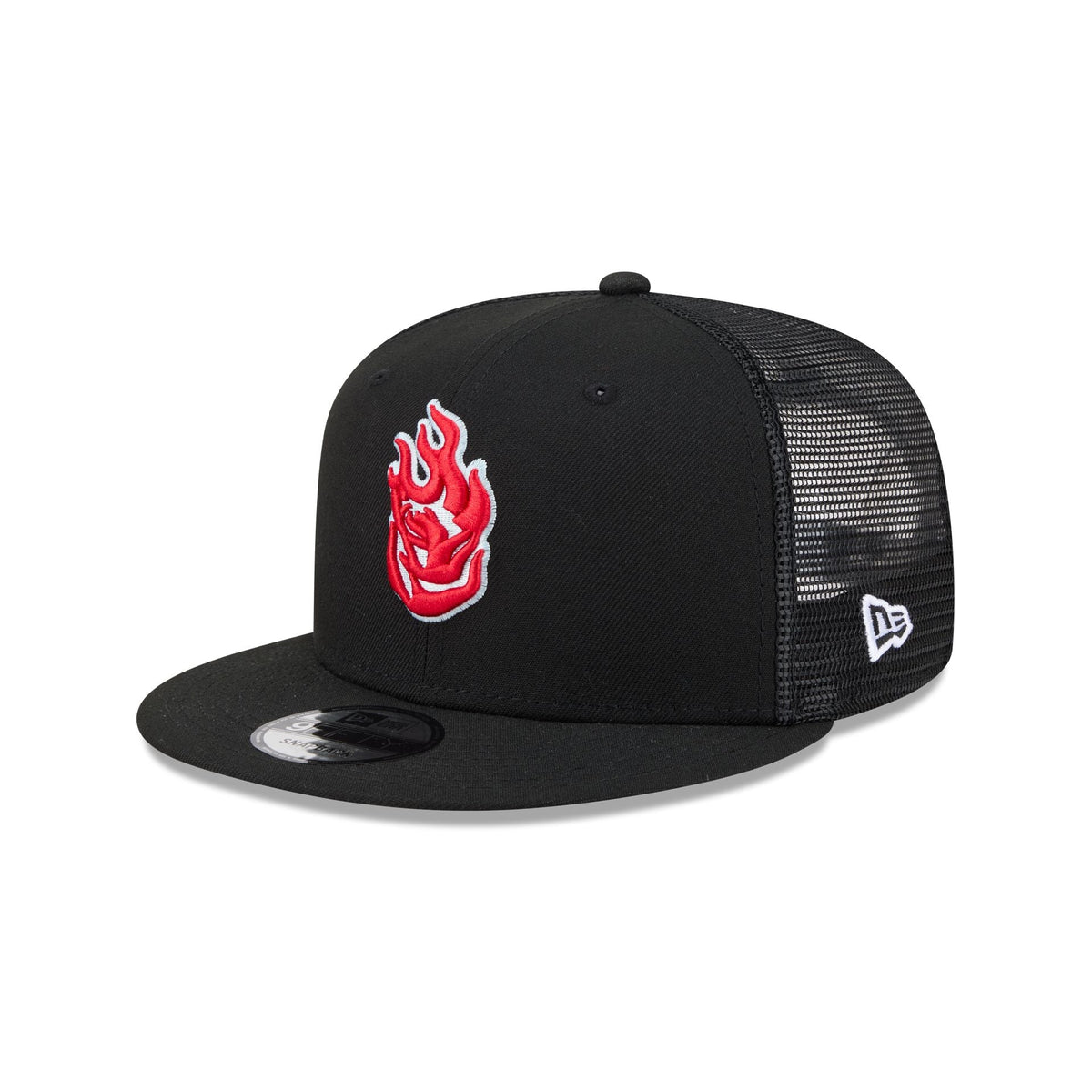 Portland Fire Black 9FIFTY Trucker Hat