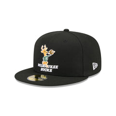 Milwaukee Bucks 1968-1992 Hardwood Classics Sidepatch 59FIFTY Fitted Hat