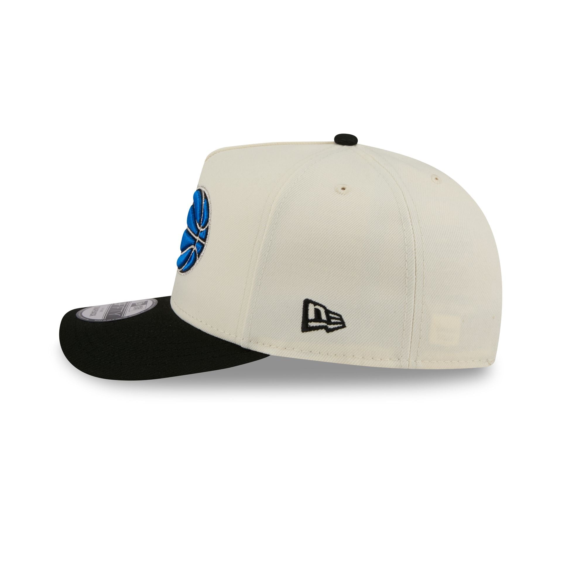 Orlando Magic 1989-1999 Hardwood Classics Chrome White 9FIFTY A-Frame Snapback Hat