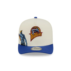 Golden State Warriors 1997-2009 Hardwood Classics Chrome White 9FIFTY A-Frame Snapback Hat