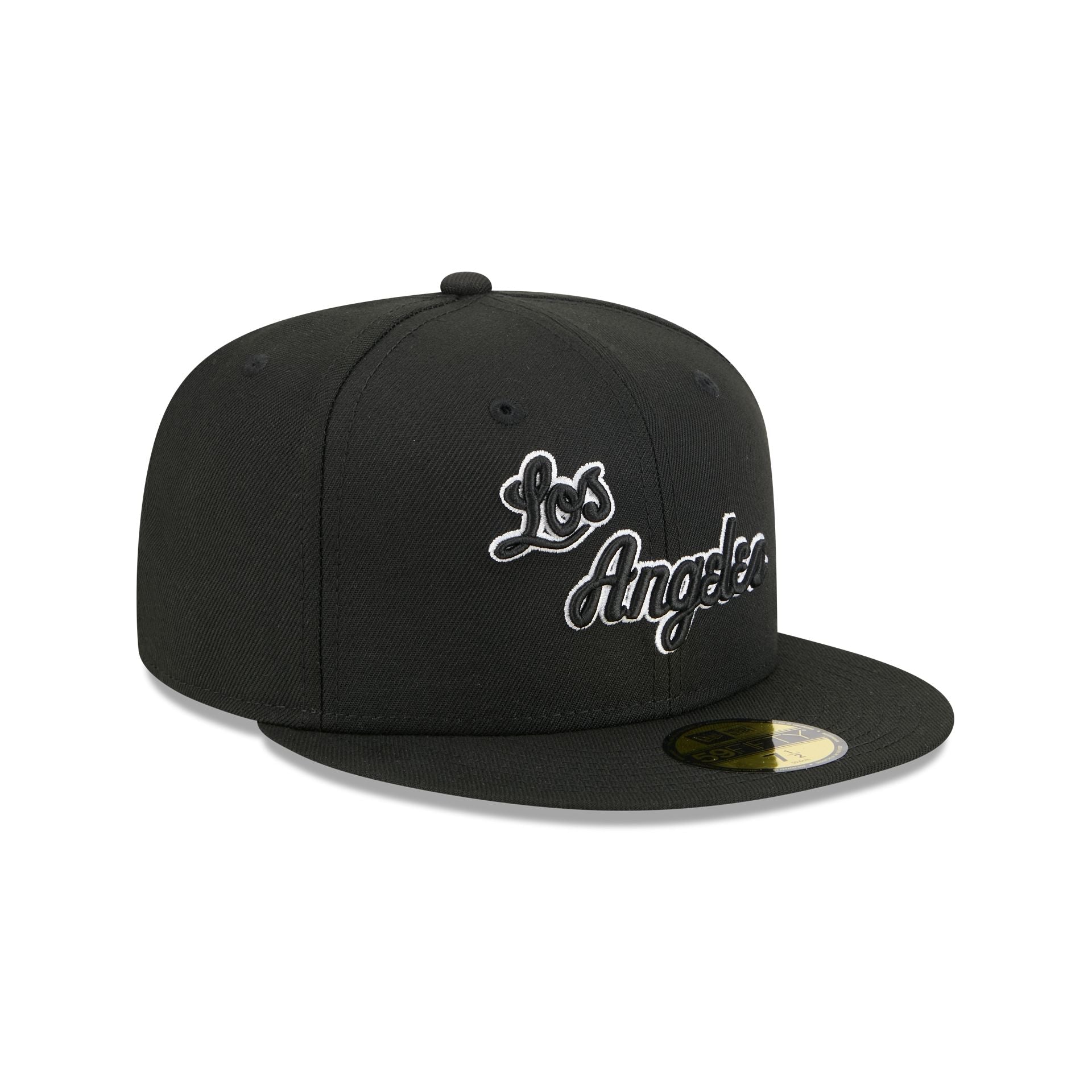 Los Angeles Lakers 1960-1965 Hardwood Classics Black 59FIFTY Fitted Hat