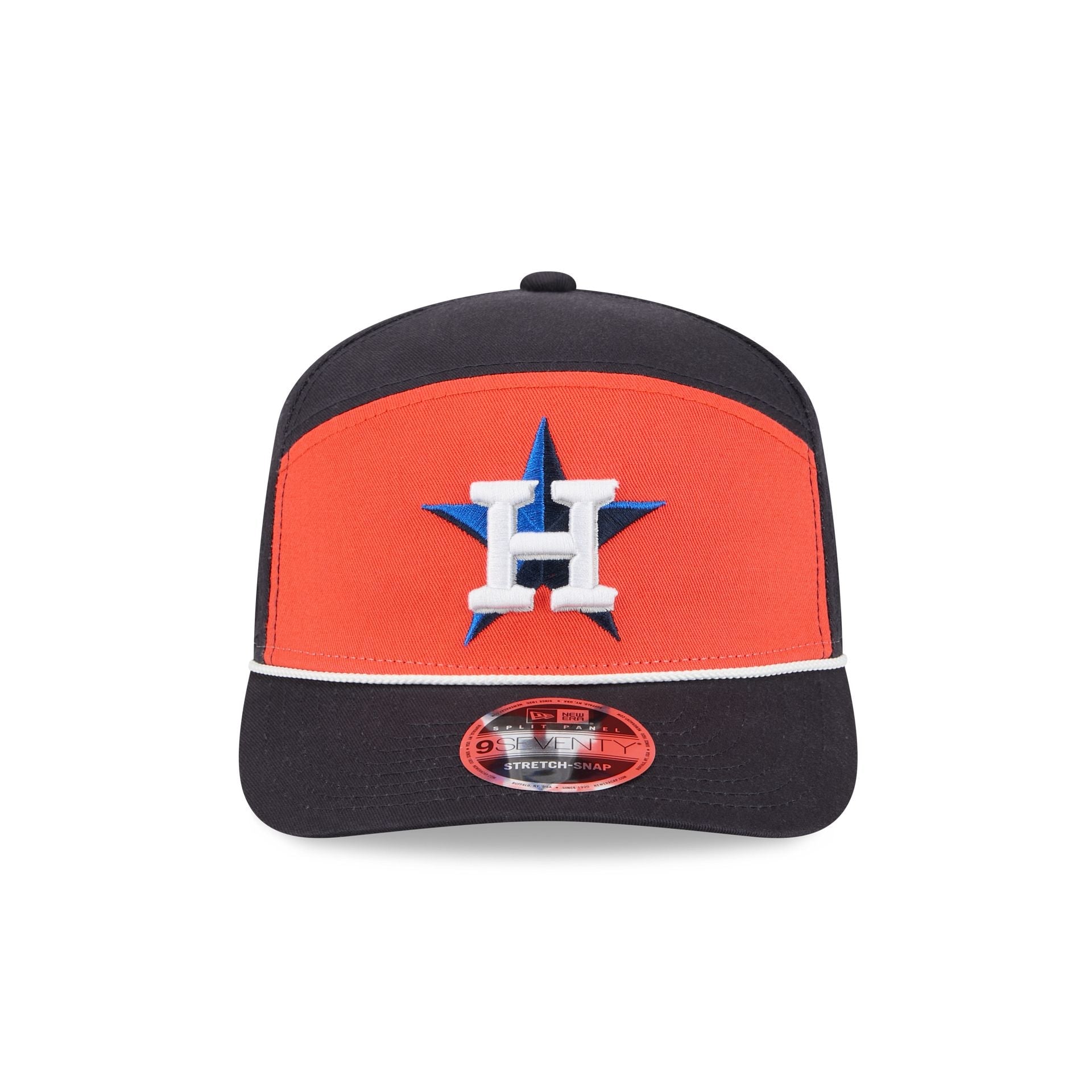Houston Astros Split Panel 9SEVENTY Stretch-Snap Hat