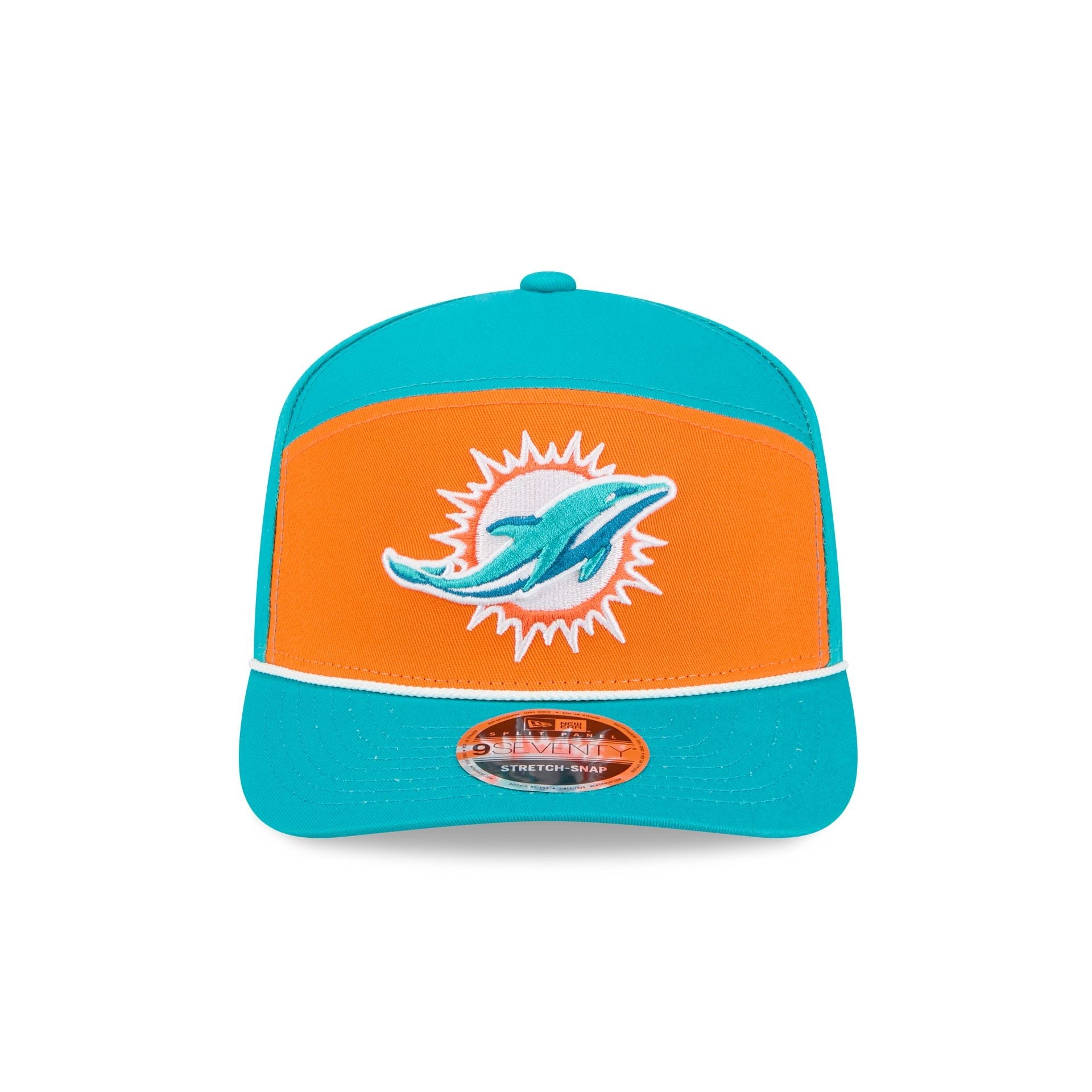 Miami Dolphins Split Panel 9SEVENTY Stretch-Snap Hat