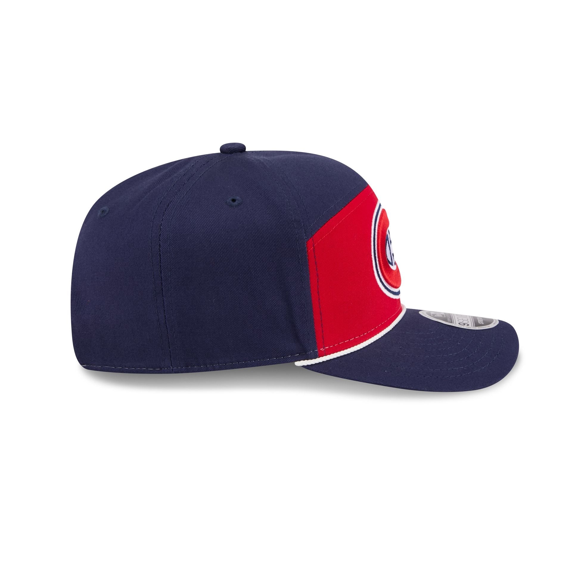 Montreal Canadiens Split Panel 9SEVENTY Stretch-Snap Hat