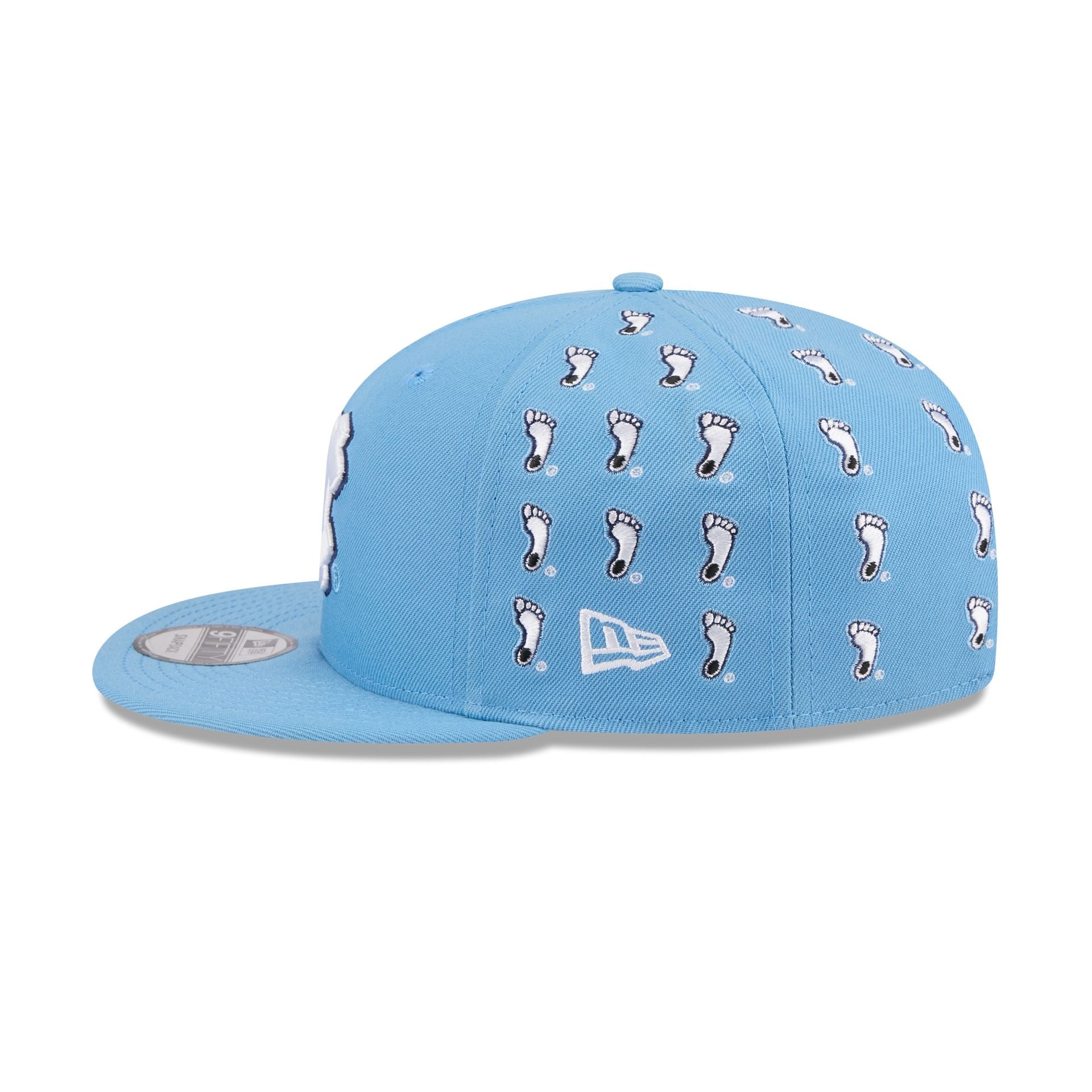 North Carolina Tar Heels Sticker Helmet 9FIFTY Snapback Hat