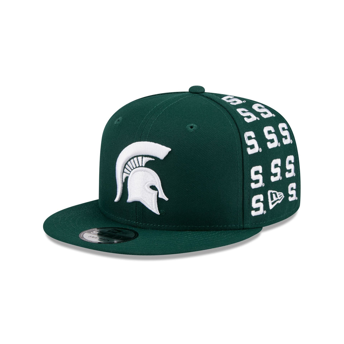 Michigan State Spartans Sticker Helmet 9FIFTY Snapback Hat