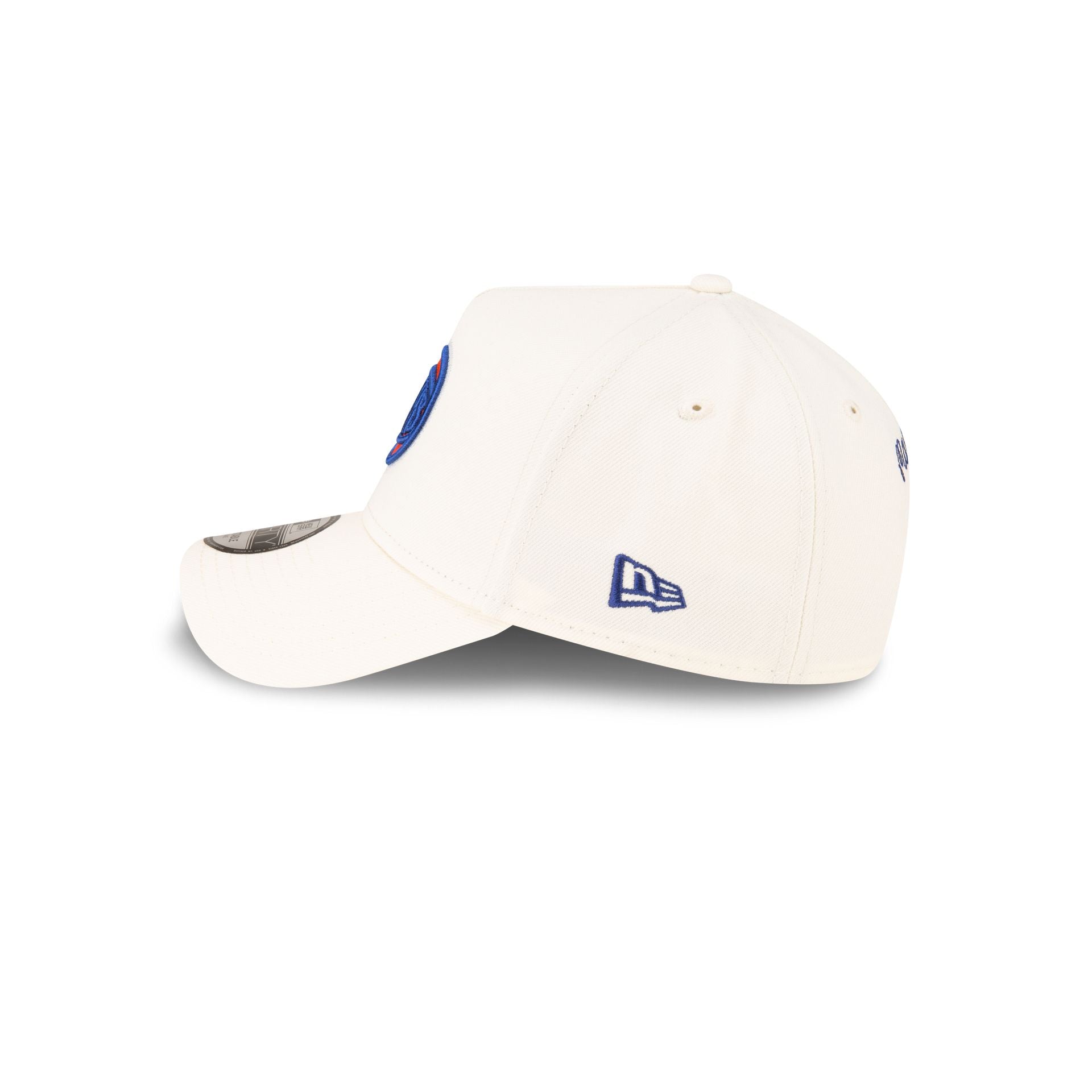 Malbon x New York Knicks Chrome White 9FORTY A-Frame Snapback Hat