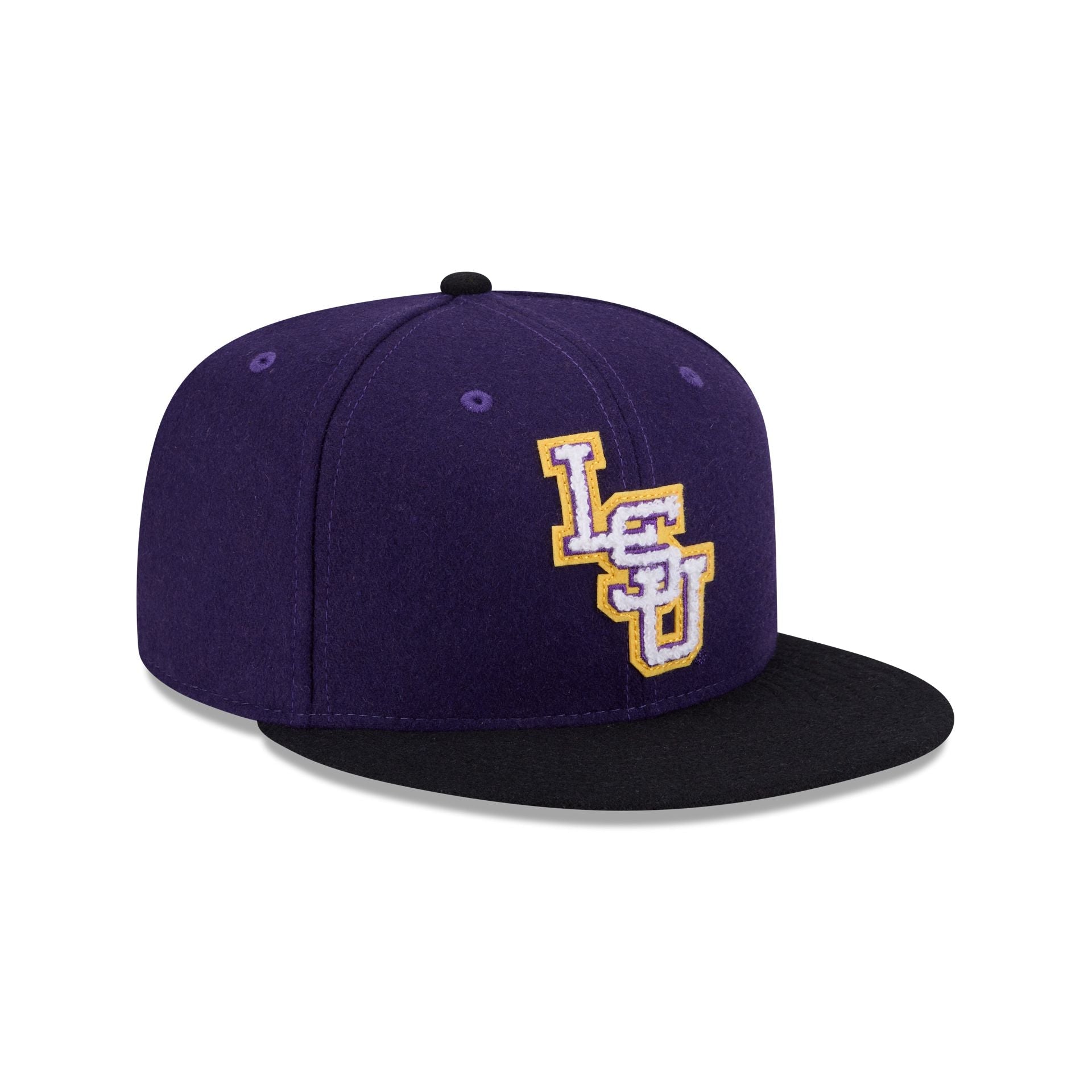 LSU Tigers Melton Wool 59FIFTY Fitted Hat