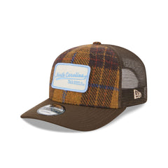 North Carolina Tar Heels Wool Plaid 9SEVENTY Trucker Hat
