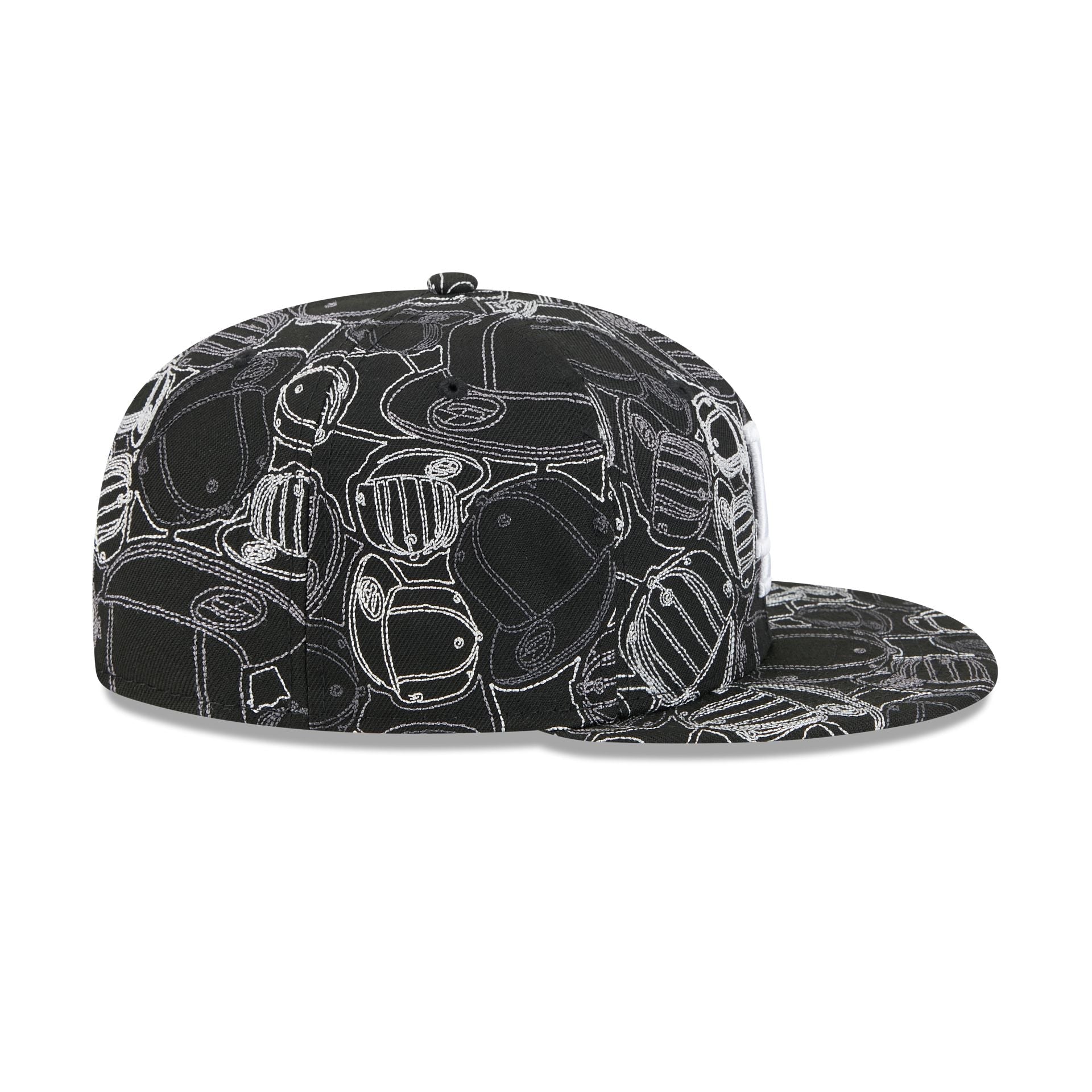Los Angeles Dodgers Cap Scramble 59FIFTY Fitted Hat
