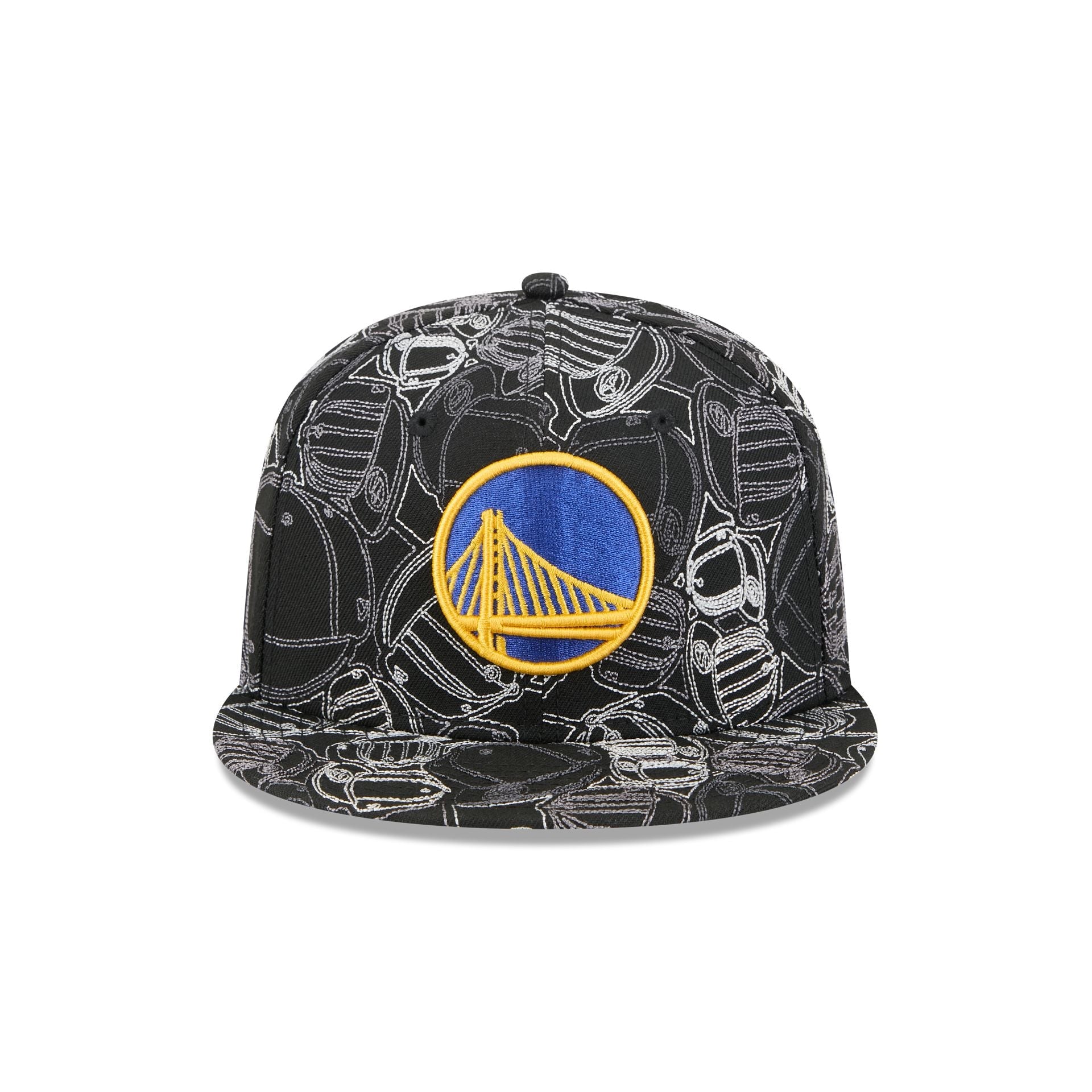 Golden State Warriors Cap Scramble 59FIFTY Fitted Hat