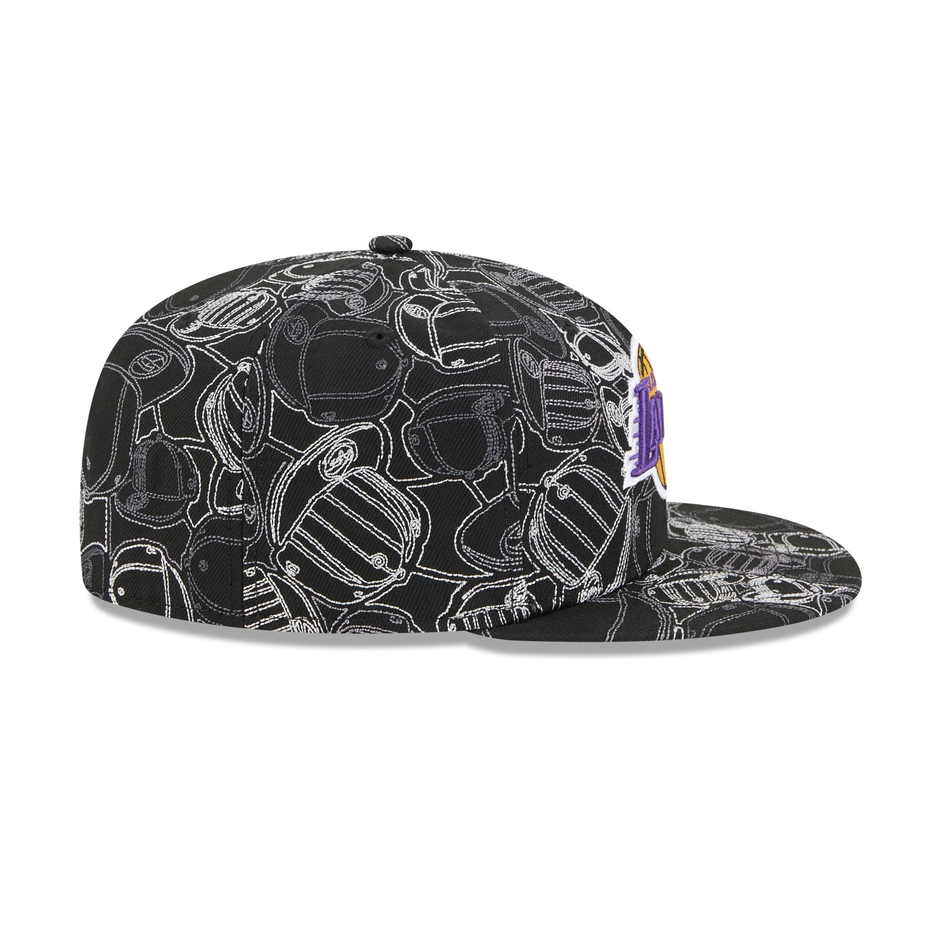 Los Angeles Lakers Cap Scramble 59FIFTY Fitted Hat