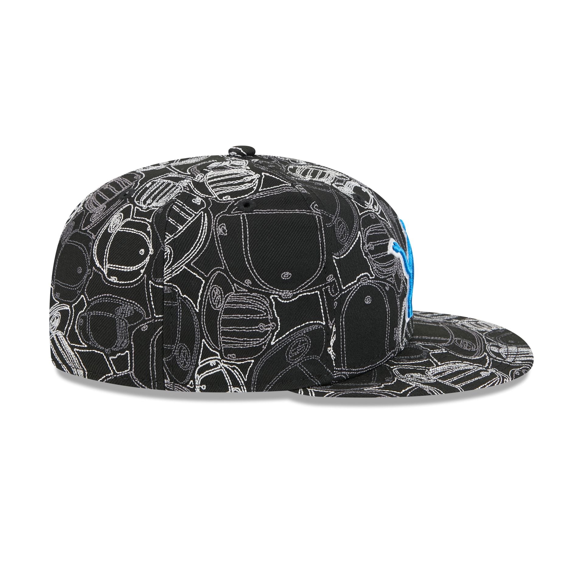 Detroit Lions Cap Scramble 59FIFTY Fitted Hat